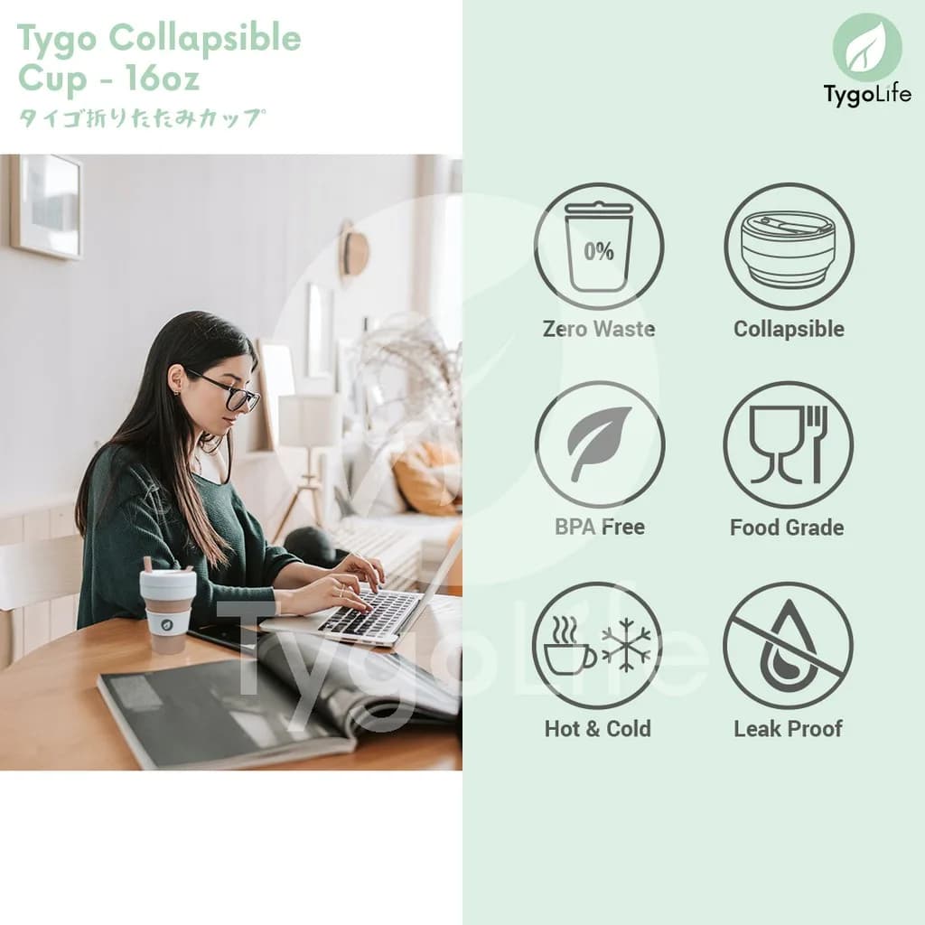 TYGO COLLAPSIBLE TRAVEL TUMBLER 16Oz