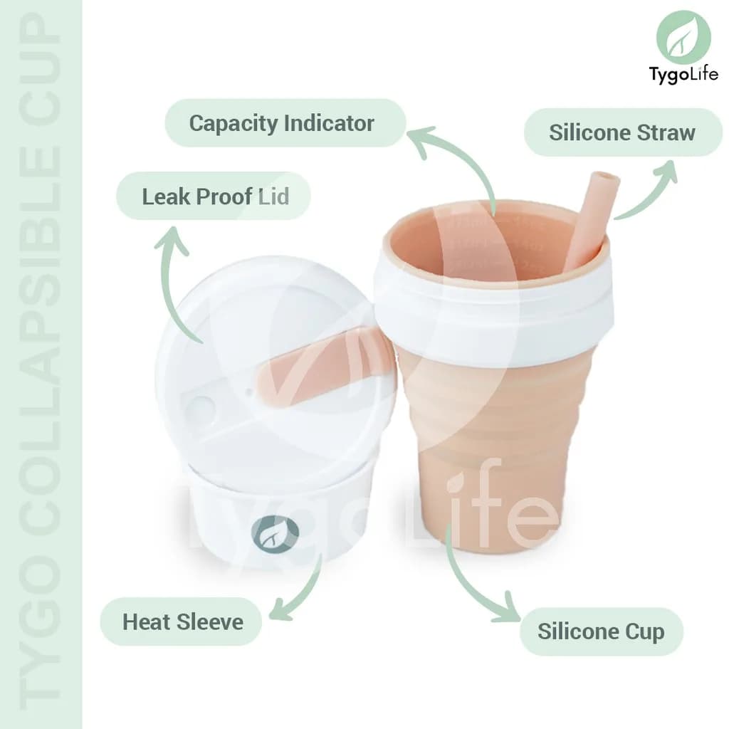 TYGO COLLAPSIBLE TRAVEL TUMBLER 16Oz