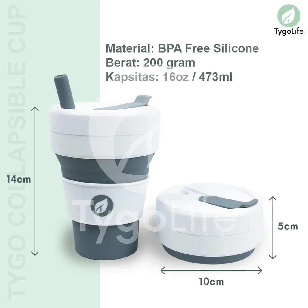 TYGO COLLAPSIBLE TRAVEL TUMBLER 16Oz