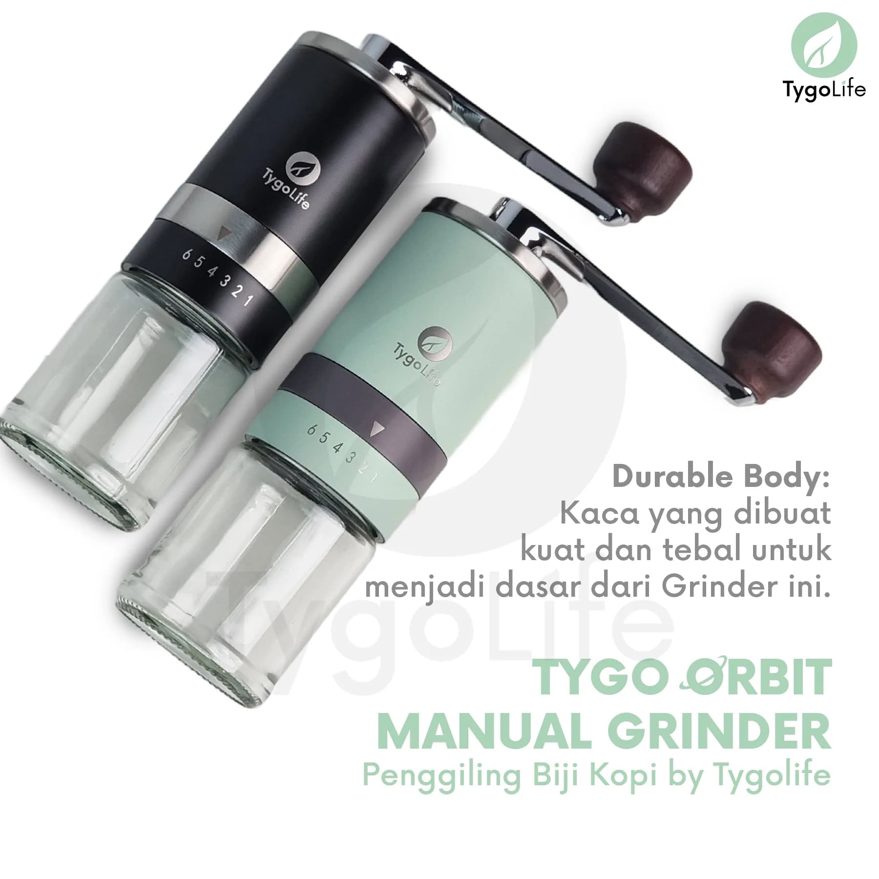 TYGO ORBIT HAND COFFEE GRINDER MANUAL BURR