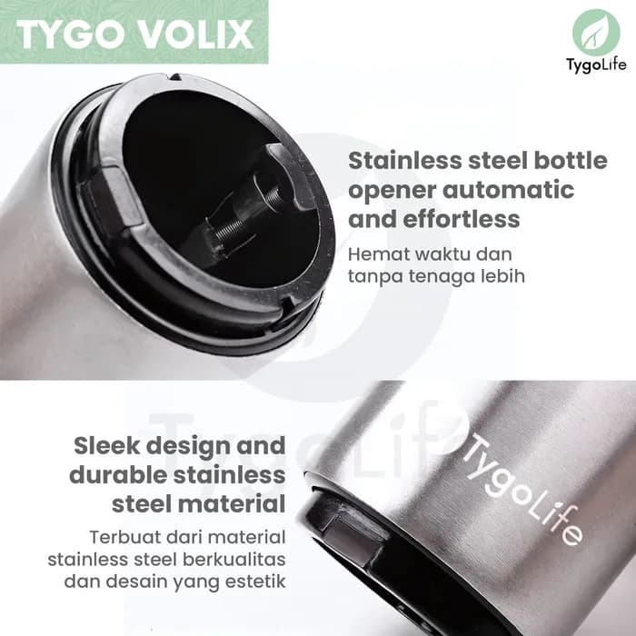 TYGO VOLIX ALAT PEMBUKA TUTUP BOTOL OTOMATIS MAGNET