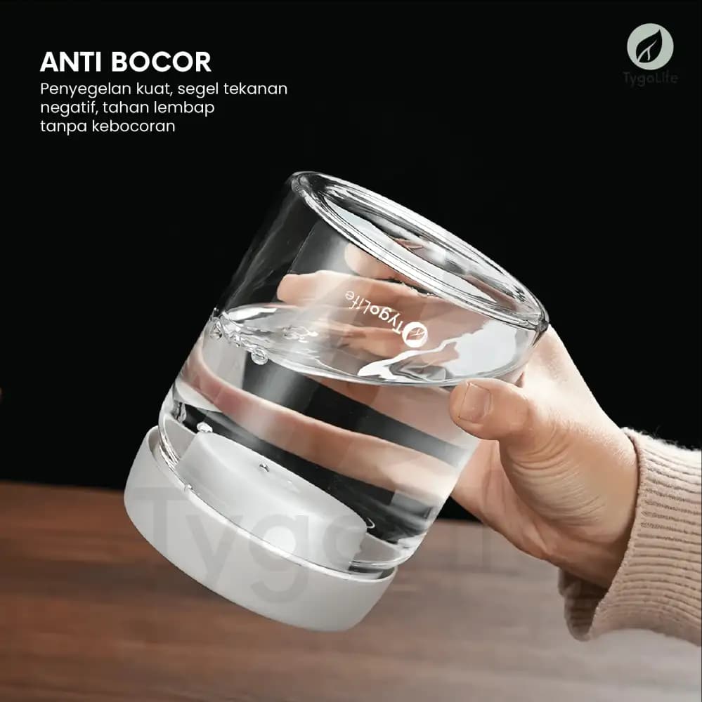 TYGO COVE VACUUM SEALED JAR TOPLES KACA VAKUM BIJI KOPI TEH BUMBU DAPUR