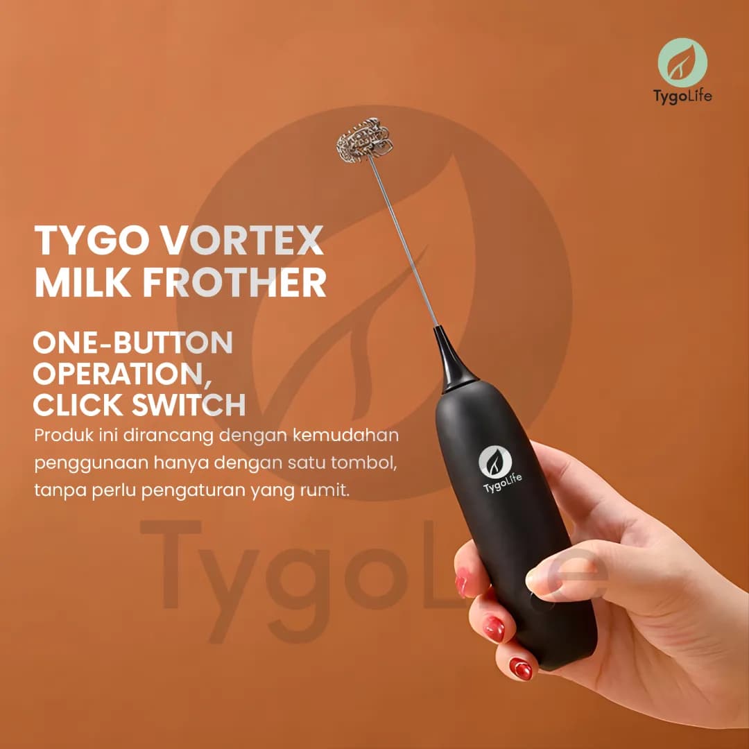 TYGO VORTEX MILK FROTHER EGG BEATER HAND MIXER PENGOCOK TELUR