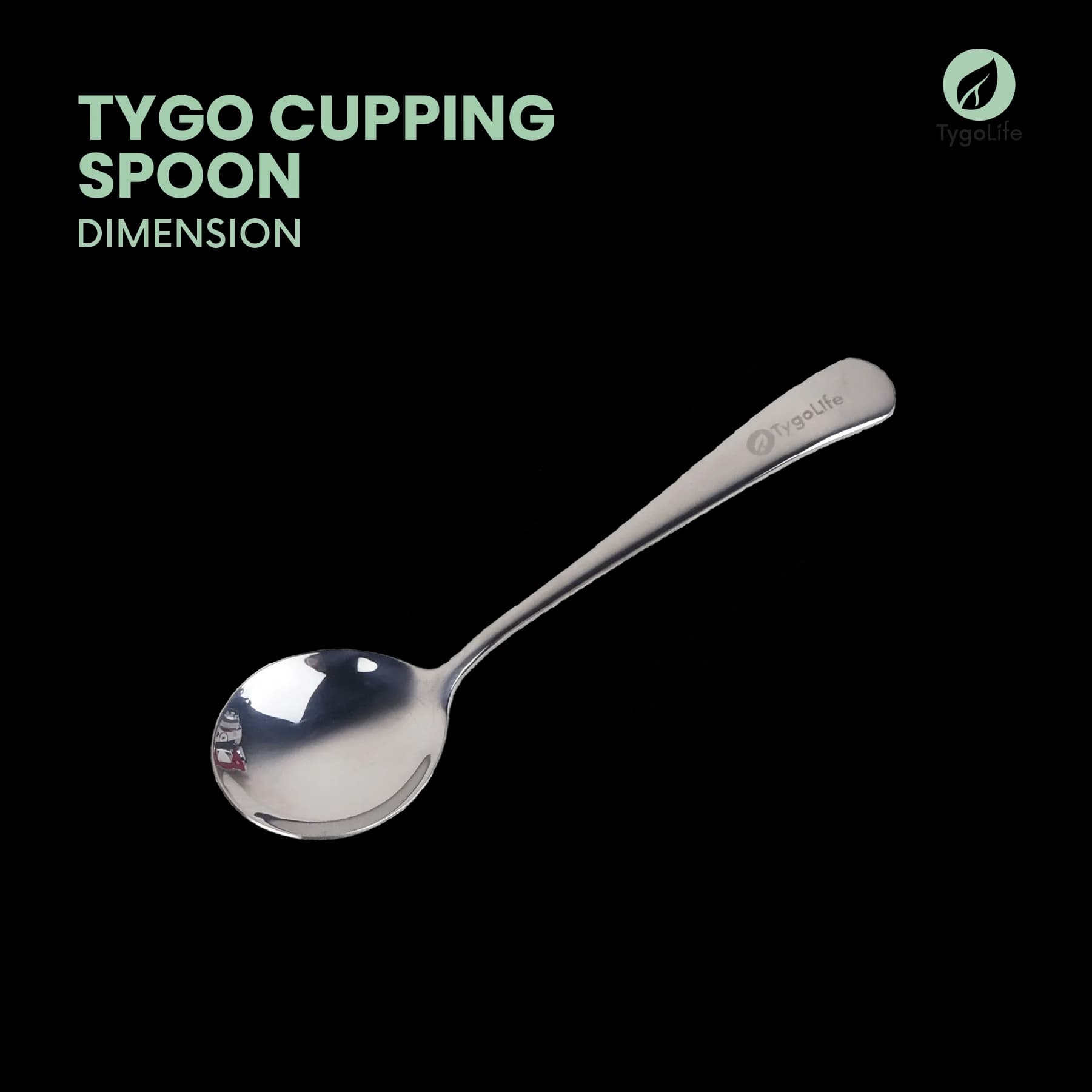 TYGO CUPPING SPOON SENDOK KOPI STANDARD SCAA STAINLESS STEEL