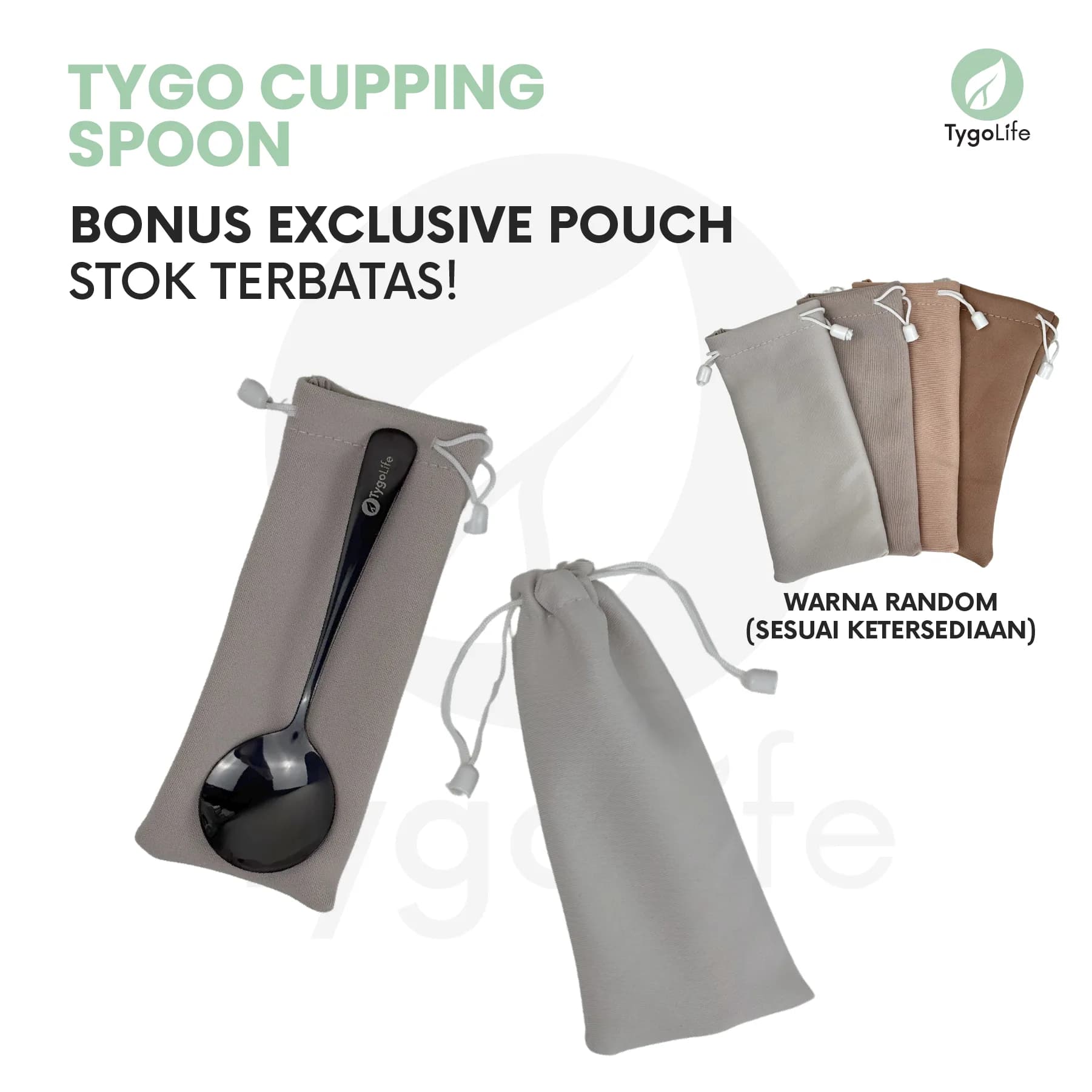 TYGO CUPPING SPOON SENDOK KOPI STANDARD SCAA STAINLESS STEEL
