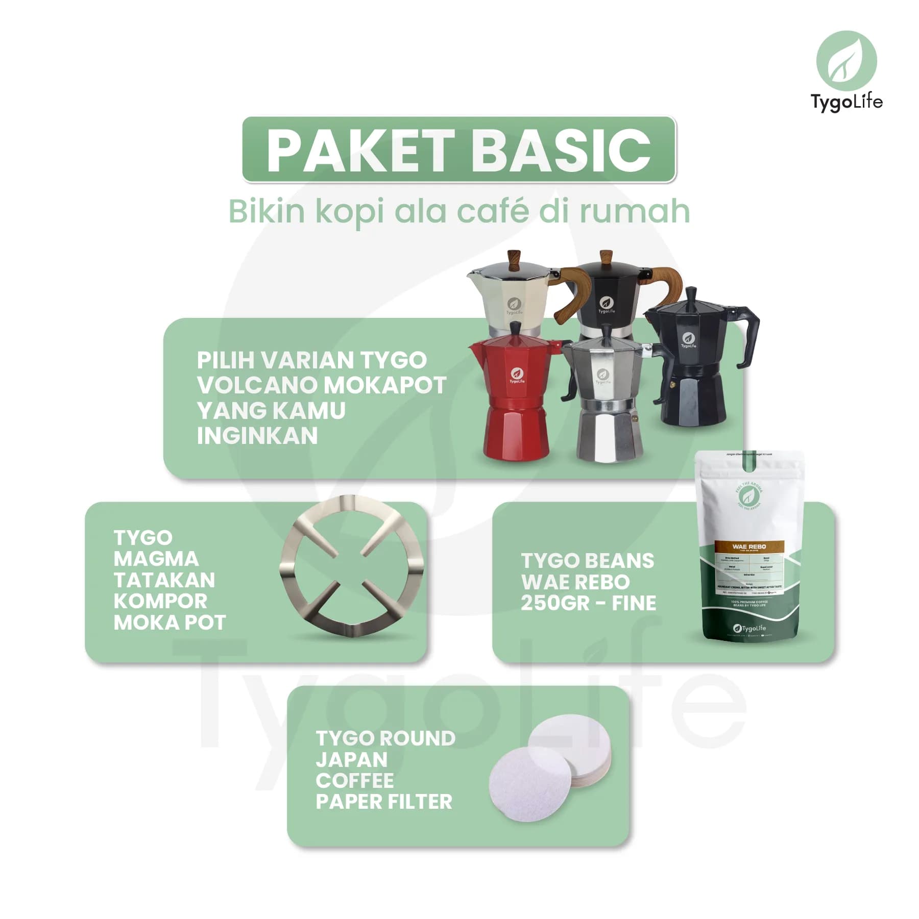 PAKET ALAT KOPI MOKA POT ESPRESSO MANUAL BREW BUNDLING