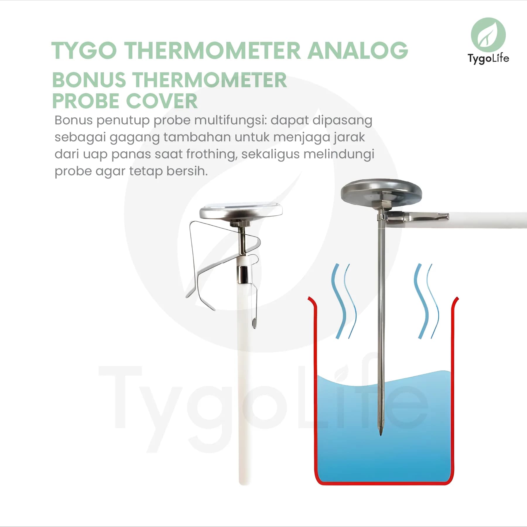 TYGO THERMOMETER ANALOG A01 TERMOMETER JARUM BARISTA