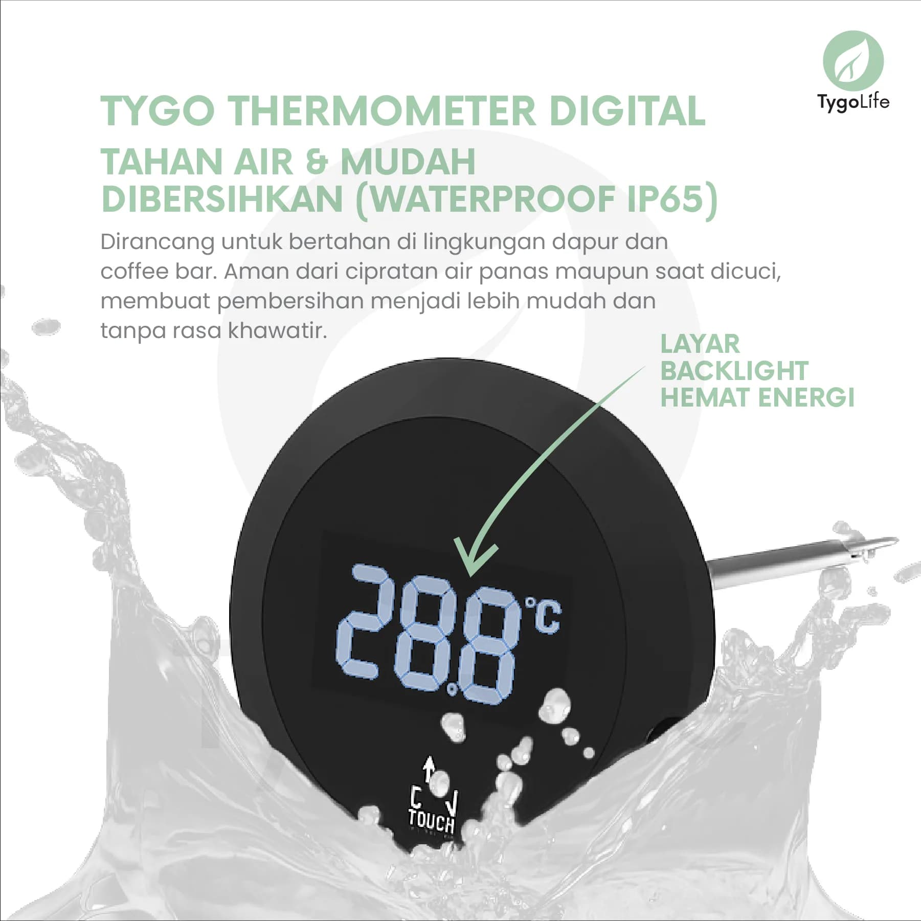 TYGO THERMOMETER DIGITAL D01 DRAT TERMOMETER BARISTA