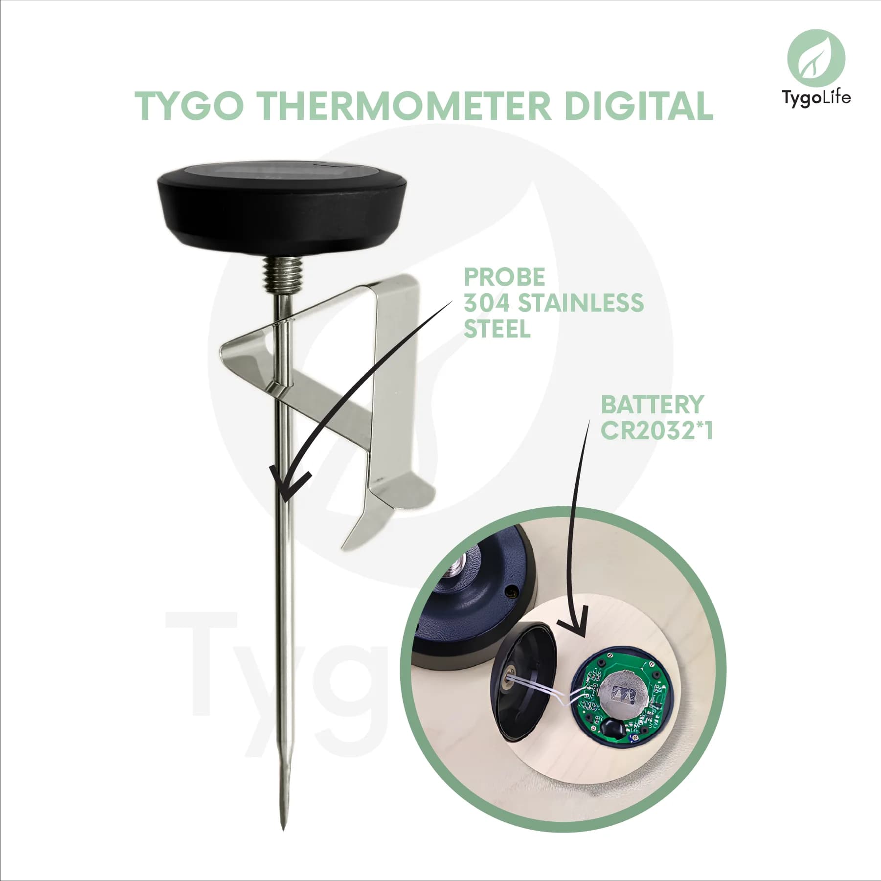 TYGO THERMOMETER DIGITAL D01 DRAT TERMOMETER BARISTA
