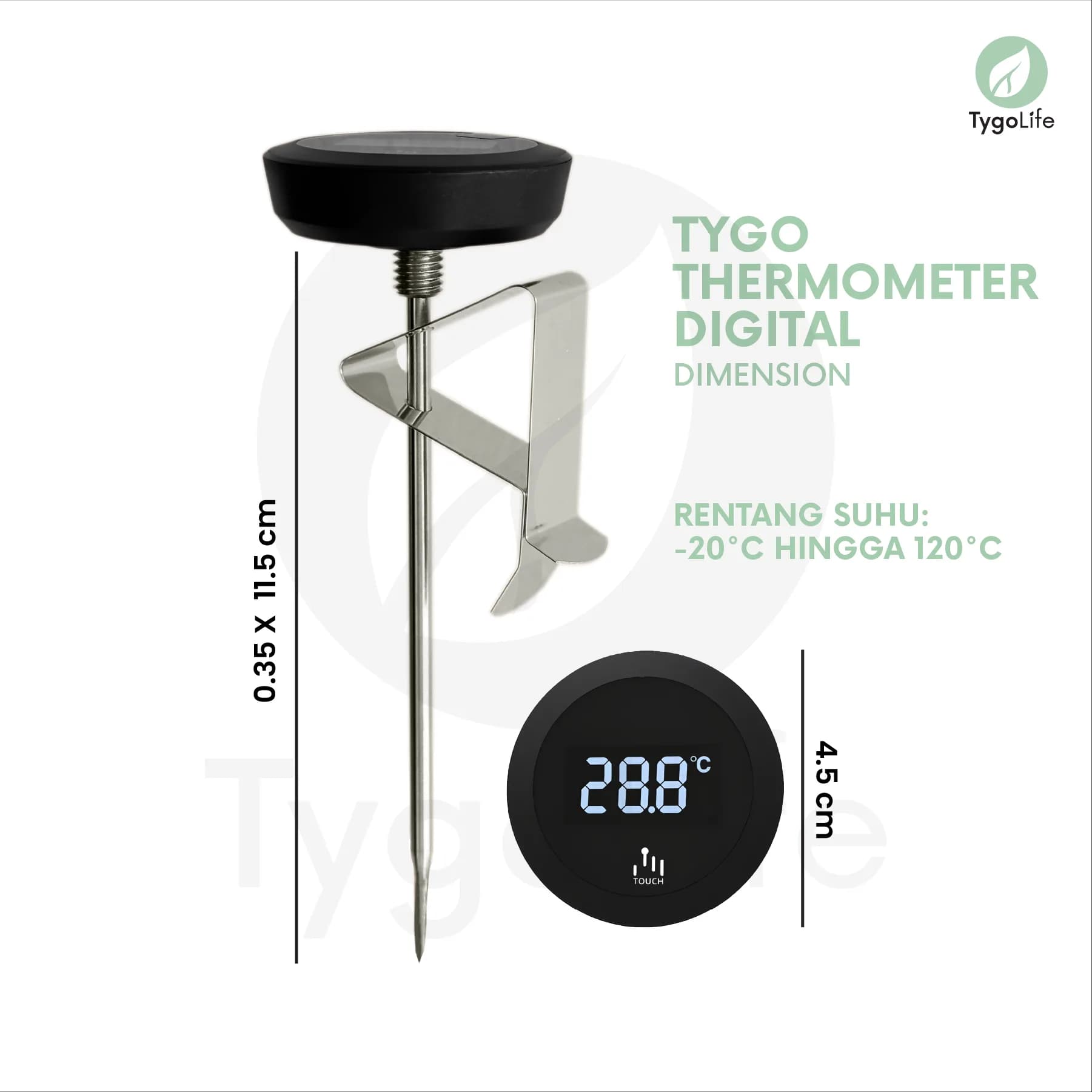 TYGO THERMOMETER DIGITAL D01 DRAT TERMOMETER BARISTA