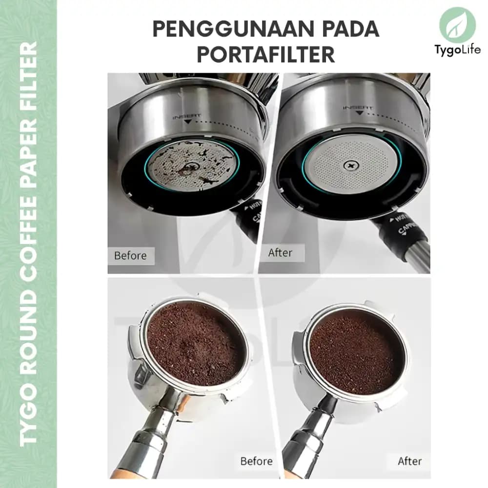 TYGO ROUND COFFEE PAPER FILTER JAPAN KERTAS SARING KOPI BULAT