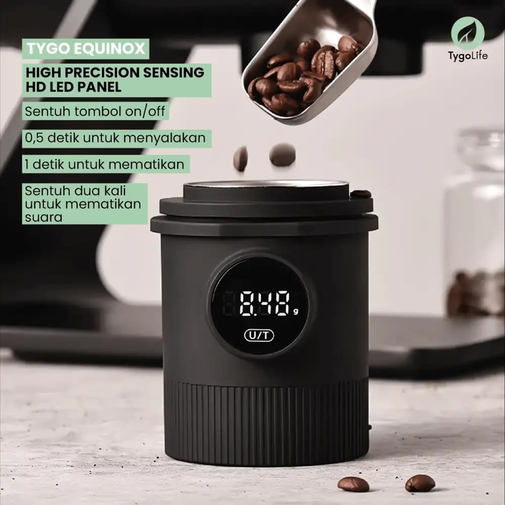 TYGO EQUINOX 2in1 58MM DOSING CUP TIMBANGAN DIGITAL