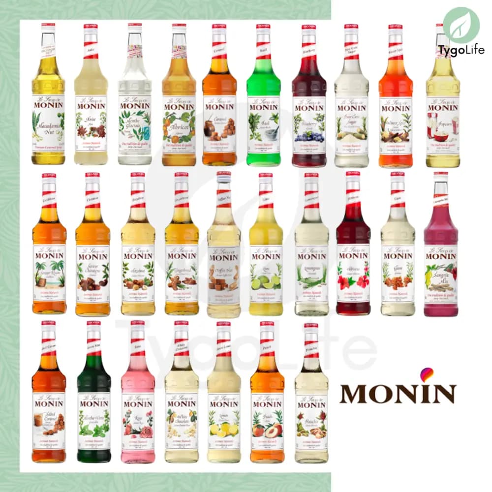 MONIN SYRUP REPACK 100ML FLAVOURED SAMPLE KEMASAN KECIL