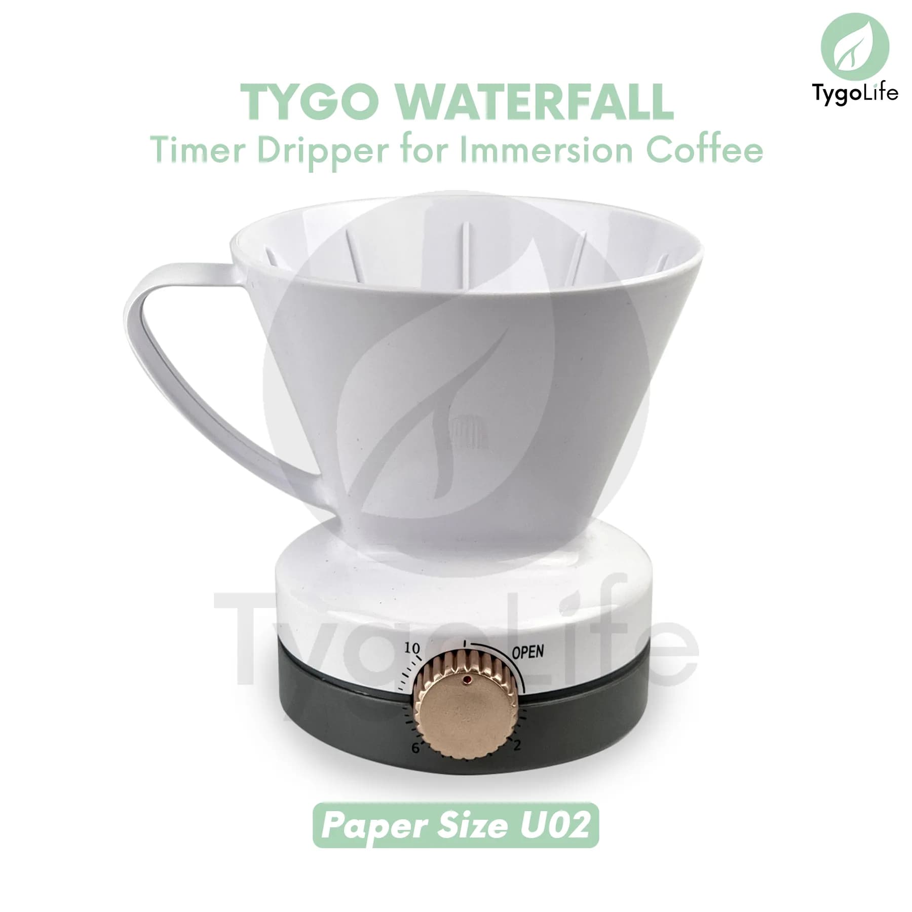 TYGO WATERFALL V60 TIMER CLEVER DRIPPER