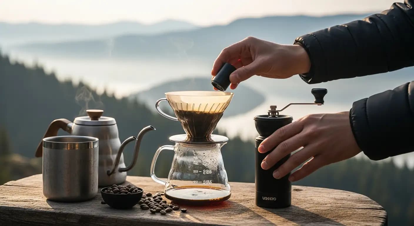 V60 Travel Anti Ribet: Rahasia Ngopi Enak Outdoor & Portabel untuk Petualang