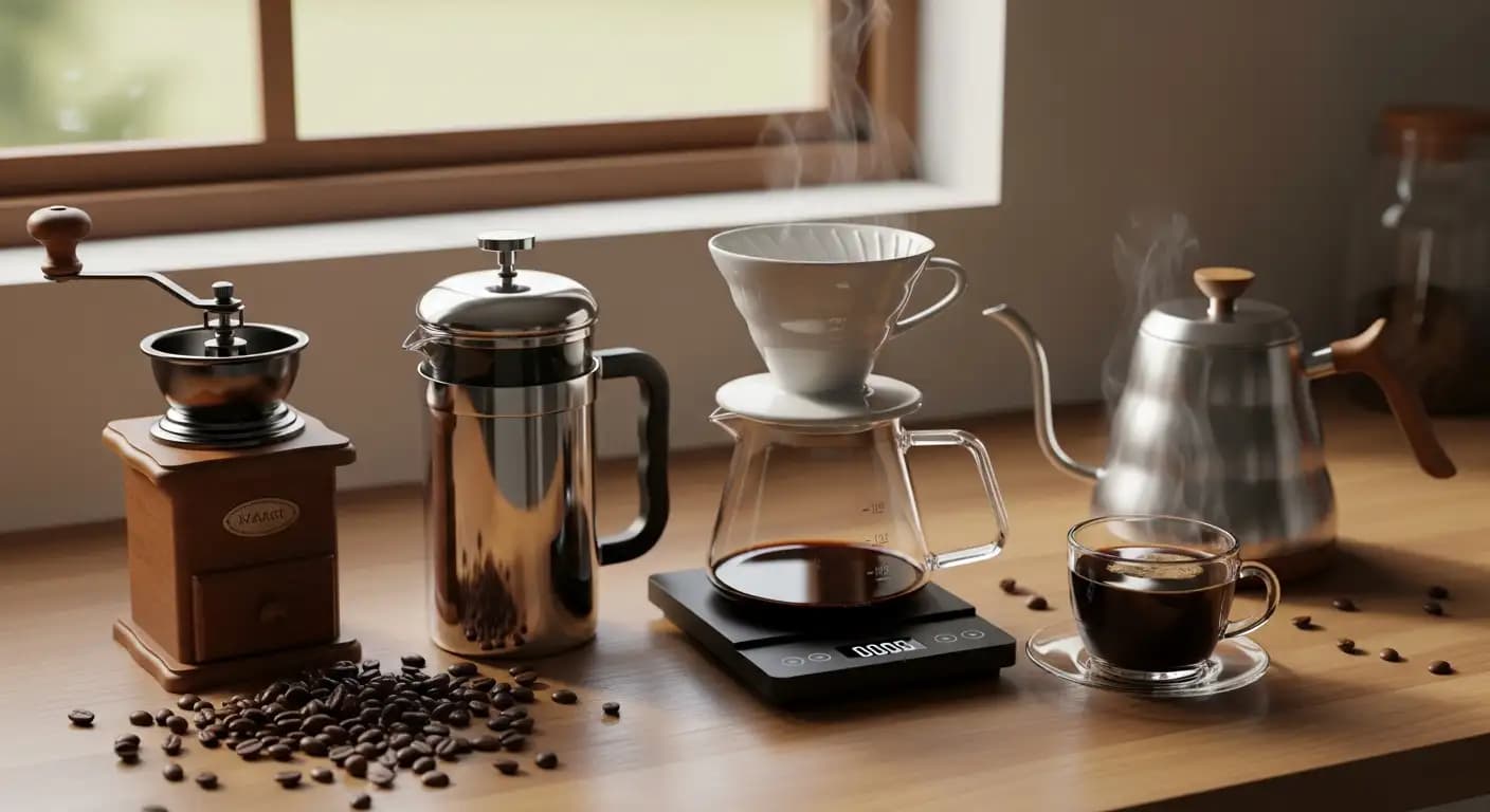 7 Alat Kopi Esensial untuk Pemula: Rahasia Barista Rumahan Wajib Punya!