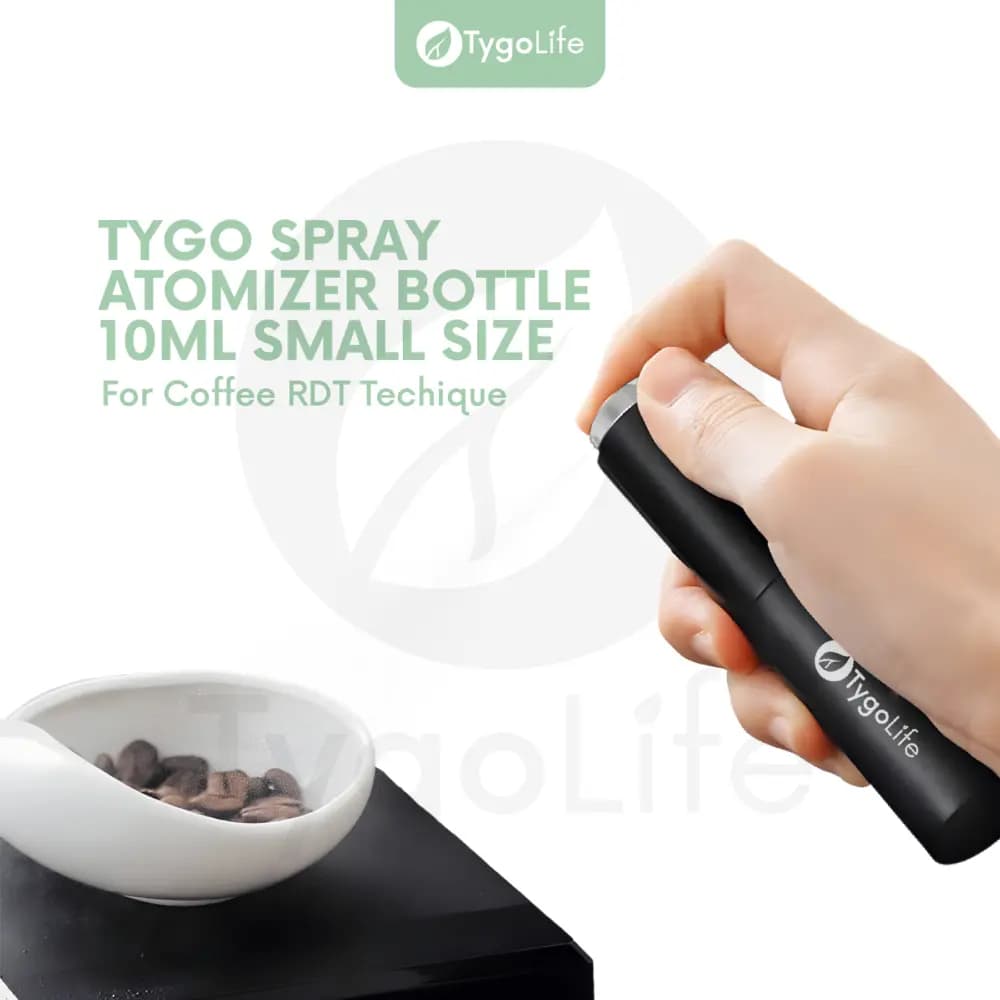 TYGO SPRAY ATOMIZER BOTTLE 10ML SMALL SIZE FOR RDT NANO MIST COFFEE BEAN SPRAY ROSS DROPLET TECHNIQUE ESPRESSO GRINDER ANTI STATIC SPRAY GILING BIJI KOPI
