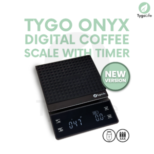 TYGO ONYX DIGITAL COFFEE SCALE WITH TIMER CHARGE CAS TIMBANGAN DIGITAL