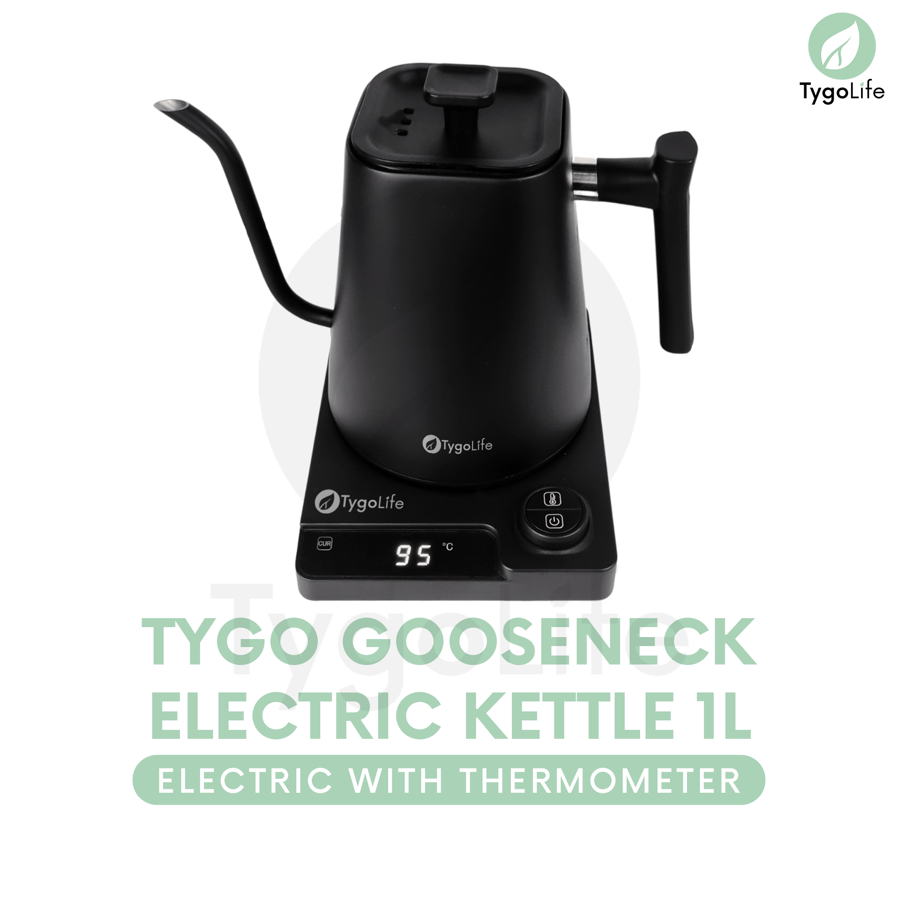 ELECTRIC GOOSENECK KETTLE 1L TEKO LEHER ANGSA