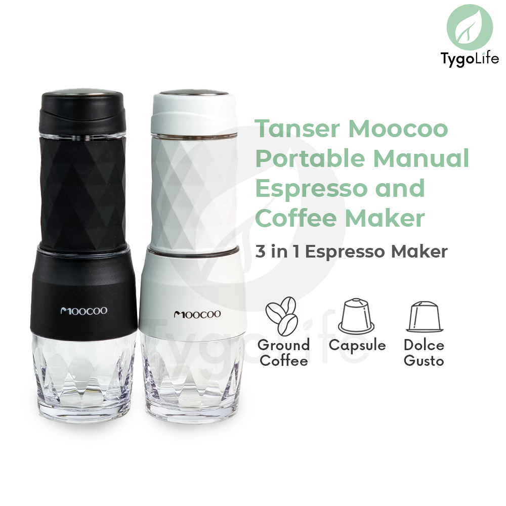 TANSER MOOCOO ESPRESSO COFFEE MAKER PORTABLE MANUAL