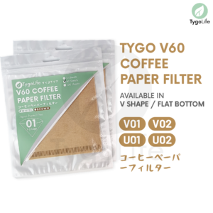 COFFEE PAPER FILTER V60 BROWN UNBLEACHED