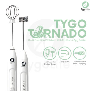 TYGO TORNADO 2IN1 MILK FROTHER EGG BEATER HAND MIXER