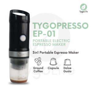 TYGOPRESSO EP-01 PORTABLE ELECTRIC ESPRESSO COFFEE MAKER