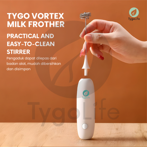 TYGO VORTEX MILK FROTHER EGG BEATER HAND MIXER PENGOCOK TELUR - Image 4