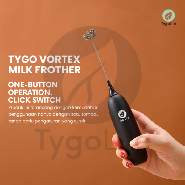 TYGO VORTEX MILK FROTHER EGG BEATER HAND MIXER PENGOCOK TELUR - Image 3