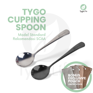 TYGO CUPPING SPOON SENDOK KOPI STANDARD SCAA STAINLESS STEEL