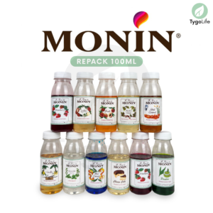 MONIN SYRUP REPACK 100ML FLAVOURED SAMPLE KEMASAN KECIL