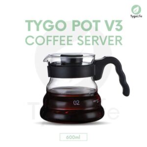 TYGO POT V3 COFFEE SERVER POUR OVER V60 DRIP BOROSILICATE GLASS