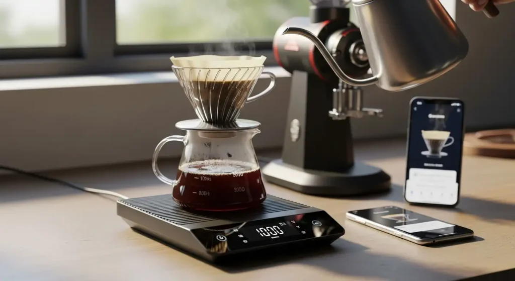 Masa Depan Seduhan Kopi: Mengintip Teknologi Timbangan Kopi Smart - Tygo Life Jual Alat Kopi