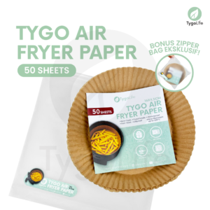 TYGO AIR FRYER PAPER 16CM 20CM ISI 50PCS KERTAS ALAS AIR FRYER