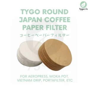 TYGO ROUND COFFEE PAPER FILTER JAPAN KERTAS SARING KOPI BULAT