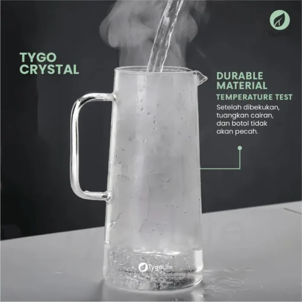 TYGO CRYSTAL COFFEE & TEA FILTER BOTTLE 1400ML COLD BREW, TEA, INFUSED WATER - Image 4