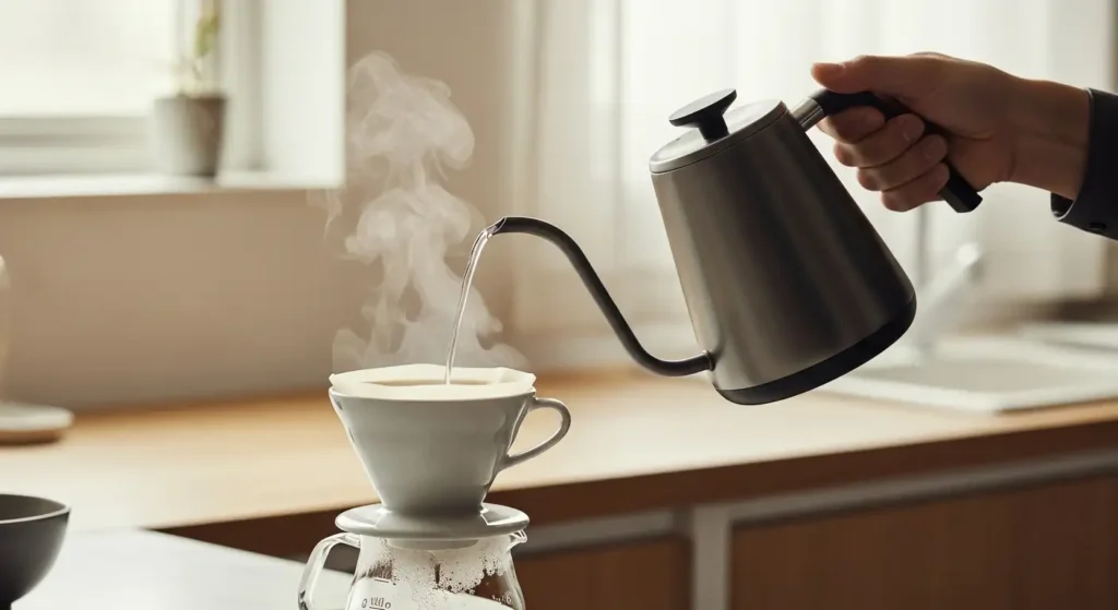 Revolusi Kopi di Rumah: Panduan Kettle Leher Angsa Pintar & Fitur Canggih - Tygo Life Jual Alat Kopi