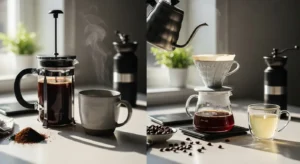 French Press vs. V60: Pilih Mana untuk Kopi Rumahan Anda? - Tygo Life Jual Alat Kopi