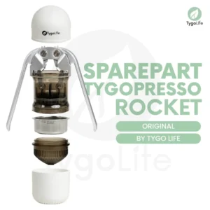 SPAREPART TYGOPRESSO ROCKET ORIGINAL WATER TANK PORTAFILTER CONTAINER RUBBER RING PRESSURIZED UNPRESSURIZED BASKET 51MM SPOON TAMPER